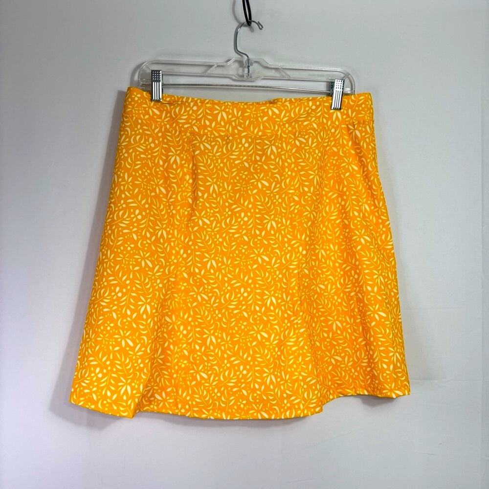 Ripskirt Hawaii Yellow A-Line Mini Skirt for Casual Wear Size Medium RR0860